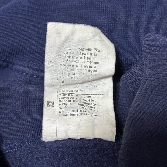 Vintage Carhartt Navy Crewneck Sweatshirt Small Unisex Embroidered Logo - Picture 8 of 12